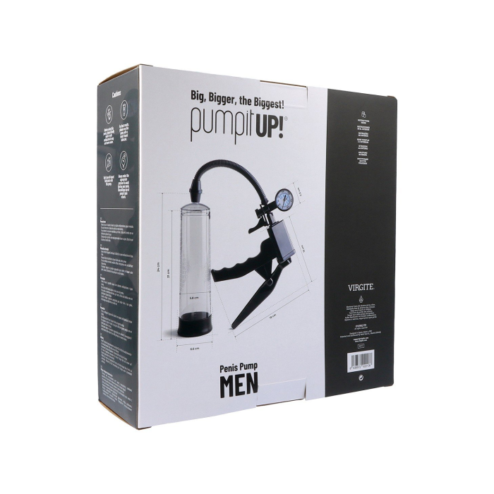 VIRGITE PENIS PUMP MEN CON MANOMETRO